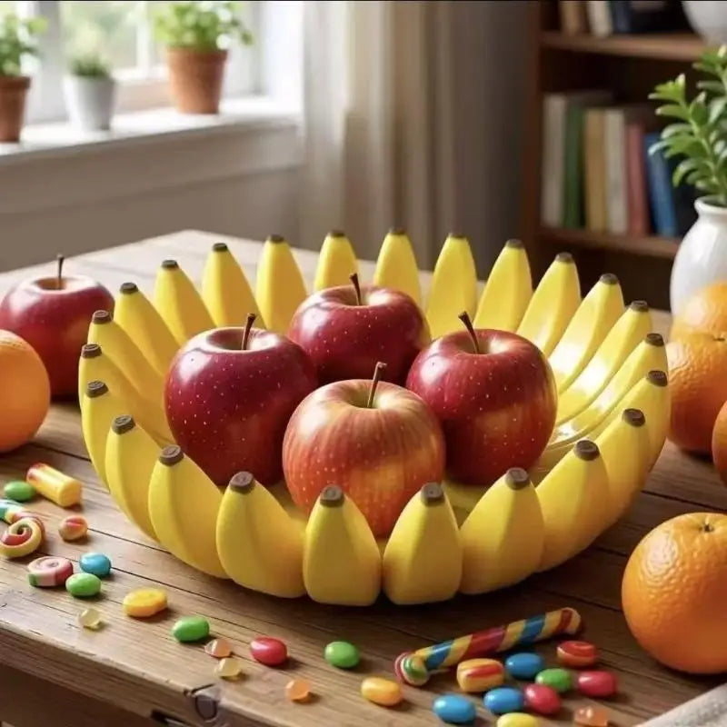 Banana-Shaped 3D Printed Fruit Bowl | BPA-Free PLA Storage Tray Fruit Storage Bowl Nixie