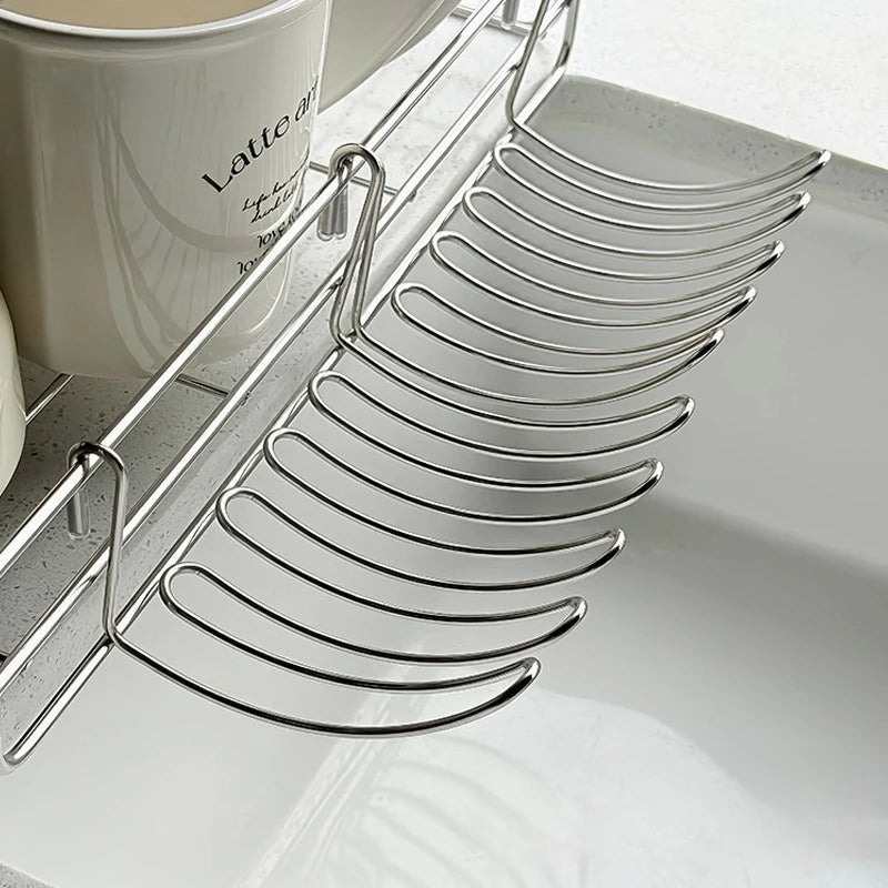Stainless Steel Kitchen Sink Drain Basket Hanging Rack Sink Drain Basket Nixie