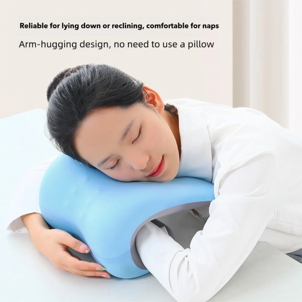 Memory Foam Nap Pillow – Ergonomic Neck Support for Desk & Travel