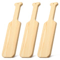 3-Pack Unfinished Wood Paddles for DIY Painting & Crafts Wood Craft Blank Nixie Wood color 3