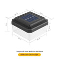 IP65 Solar LED Post Cap Light – Waterproof Outdoor Fence Lamp Solar Fence Light Nixie 8X8cm