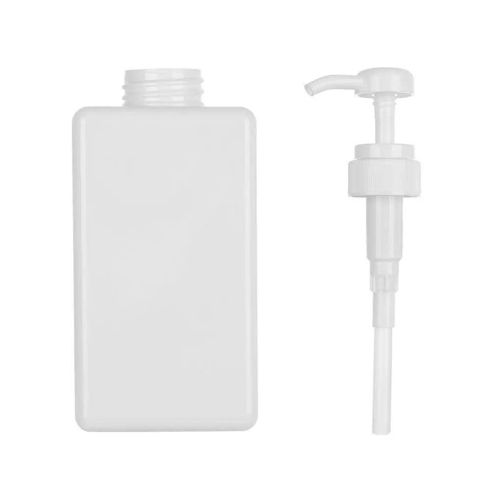650ml Square Clear Pump Bottle – Soap, Shampoo & Lotion