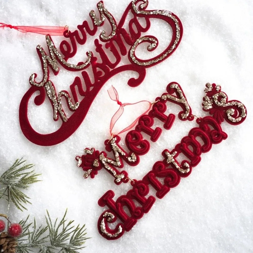 Velvet Elk Christmas Tree Ornament – Red Bow Pendant Decor Christmas Tree Ornament Nixie