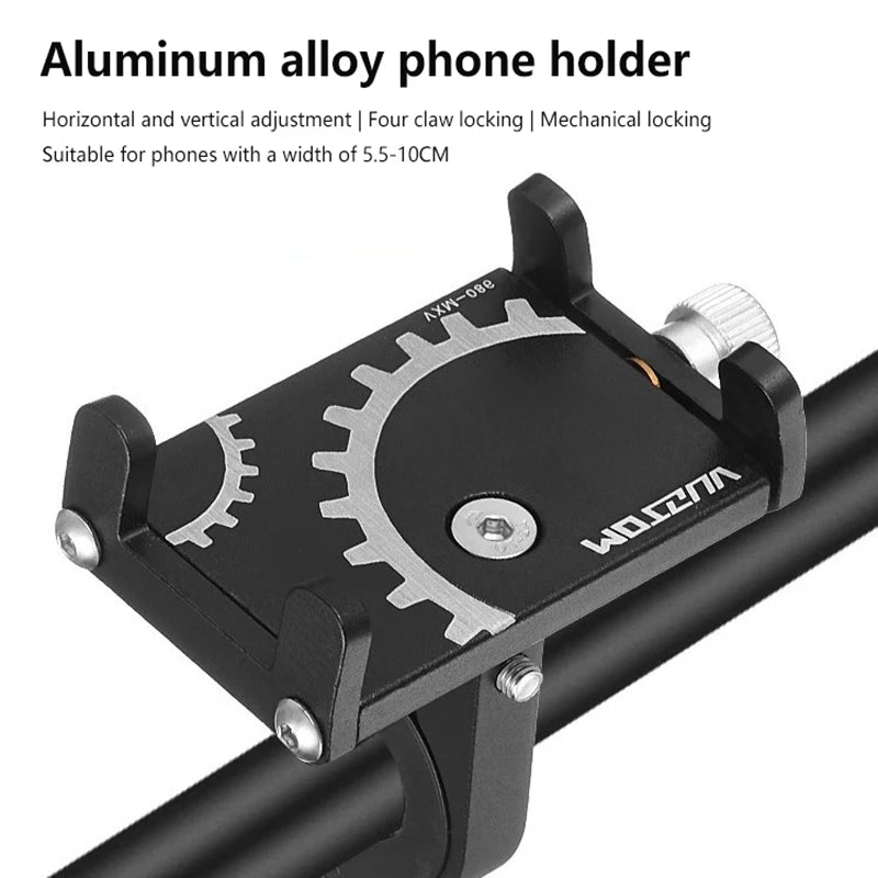 Universal Metal Bike Phone Mount – MTB & Motorcycle Holder Bike Phone Mount Nixie