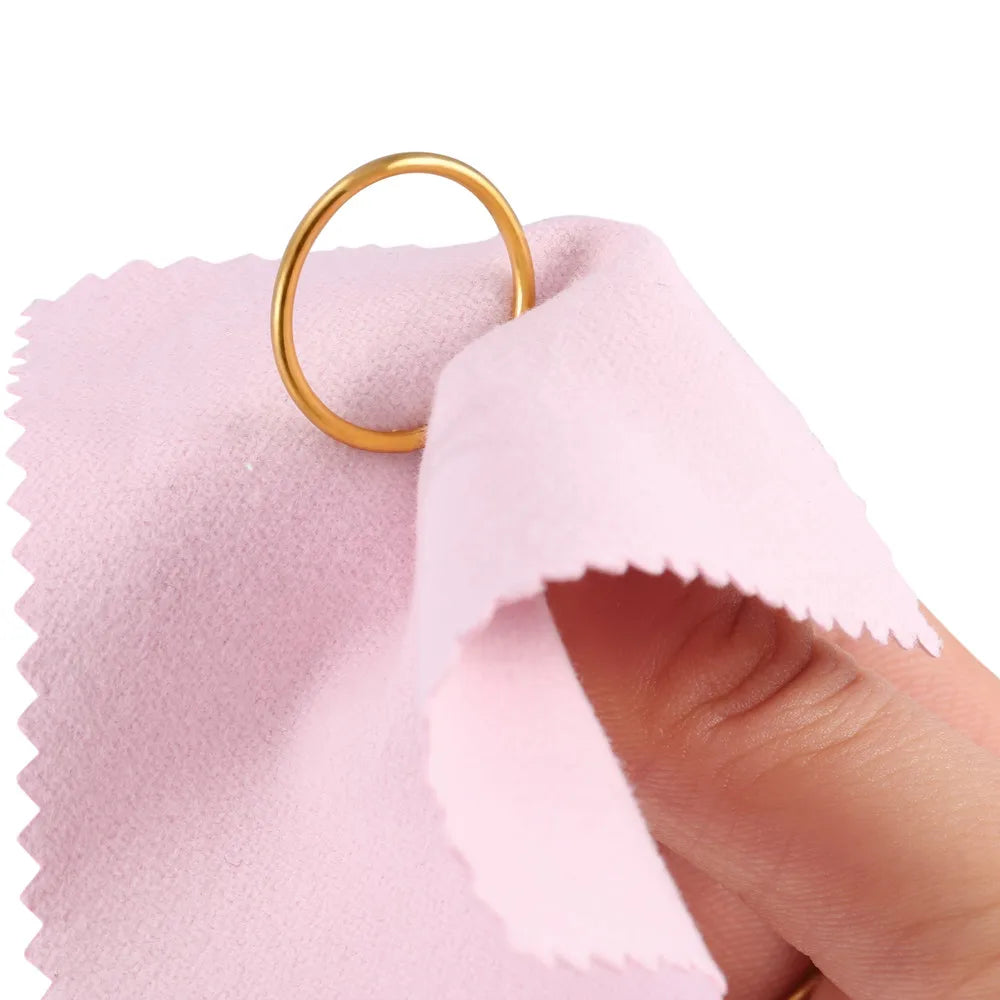 50pcs Jewelry Polishing Cloths – Silver, Gold & Platinum Care Jewelry Polishing Cloth Nixie