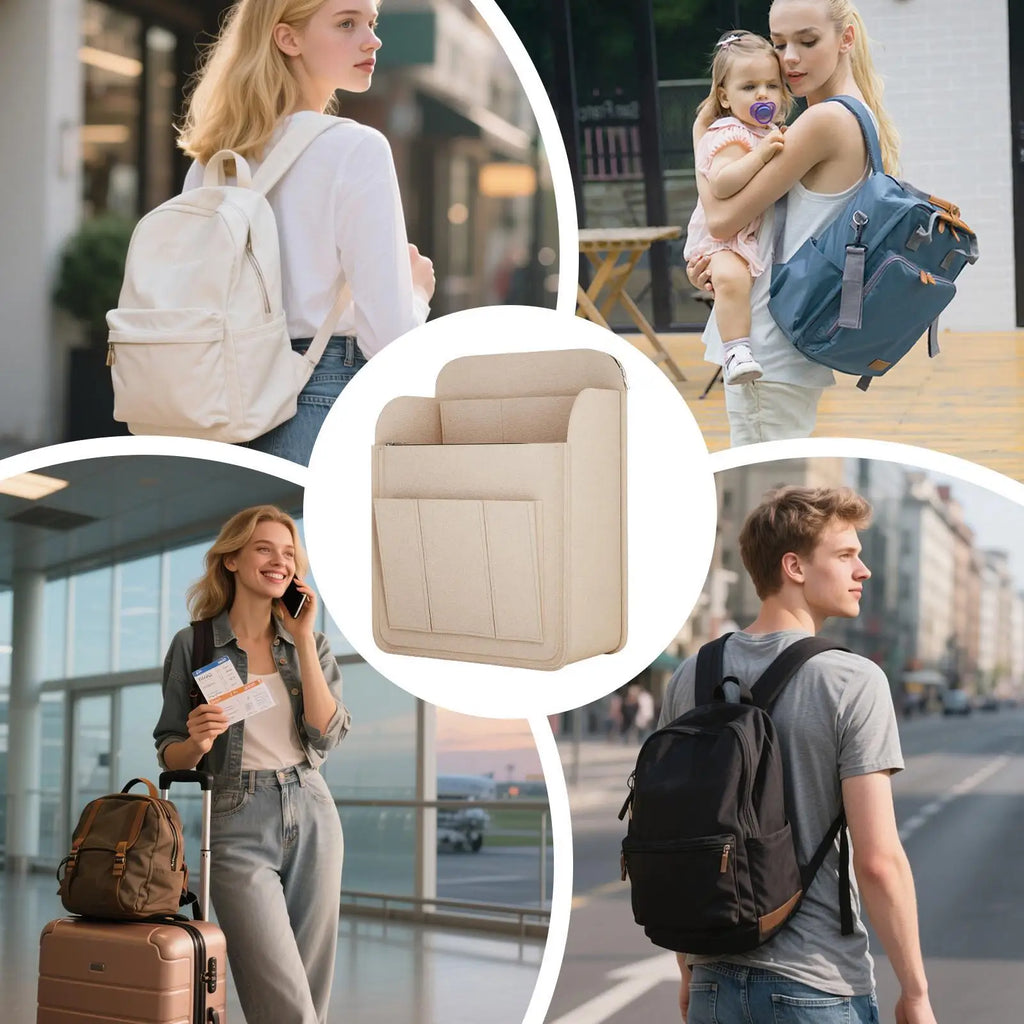 Backpack Organizer Insert – Multi-Compartment Storage Bag