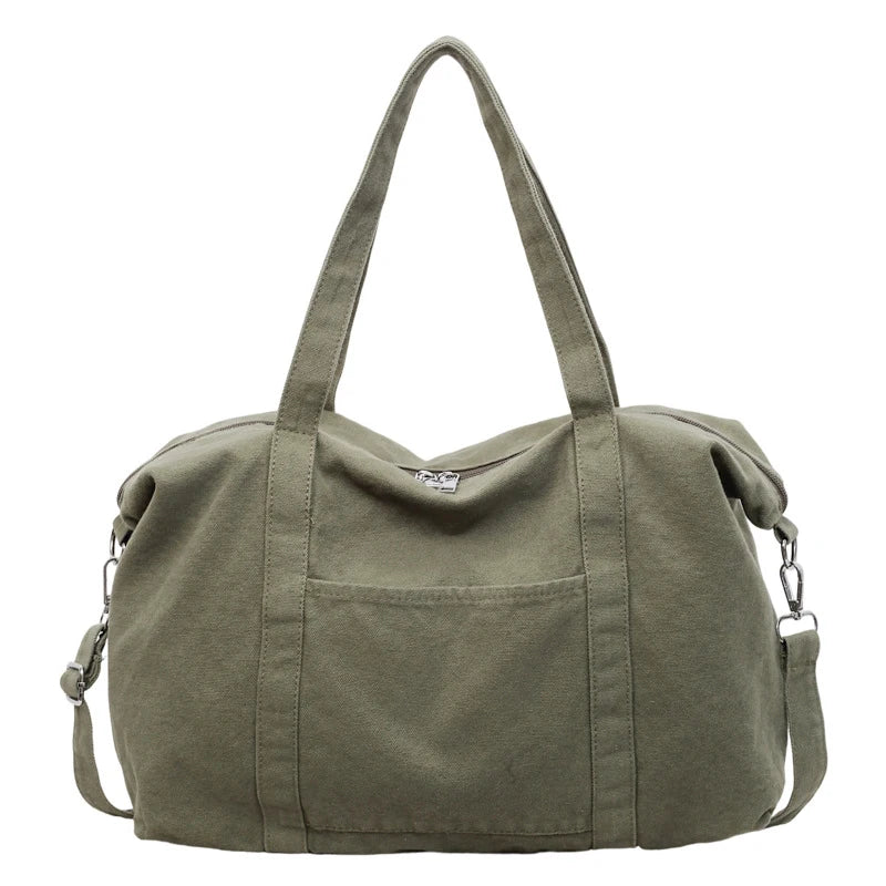 Large Canvas Tote Bag – Minimalist Crossbody & Shoulder Handbag Canvas Tote Bag Nixie