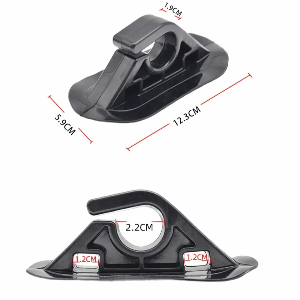 4PCS PVC Paddle Clips Oar Holder for Inflatable Boat & Kayak Boat Paddle Clips Nixie