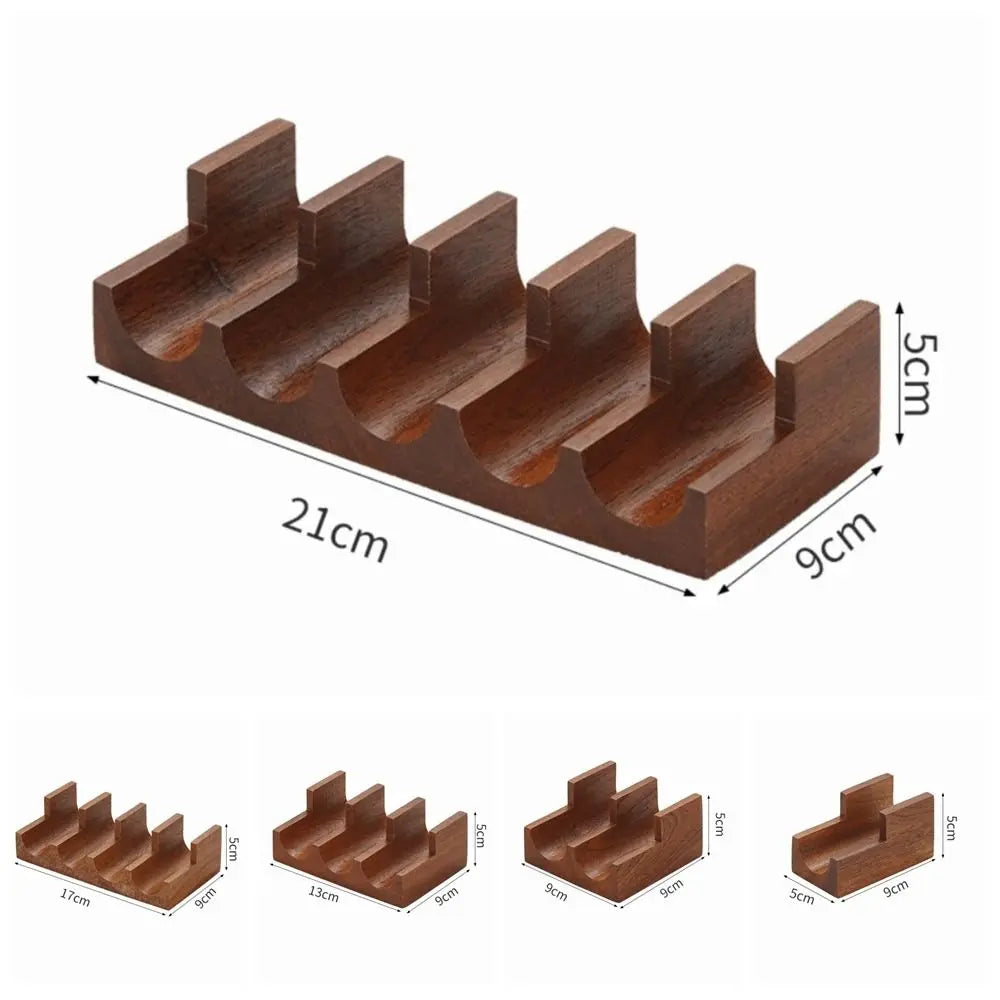 Sapele Wood U-Shaped Sushi Rack – Japanese Style Stand Sushi Serving Rack Nixie