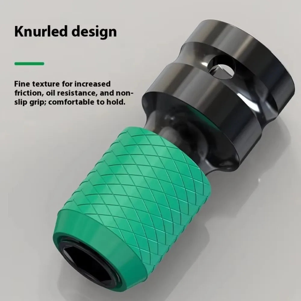 Fast-Change Drill Bit Adapter Holder – 1/4" Hex Quick Release