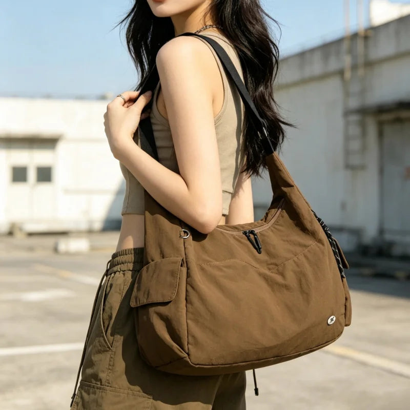 Japanese Minimalist Women's Crossbody Tote Bag – Large Capacity Crossbody Tote Bag Nixie