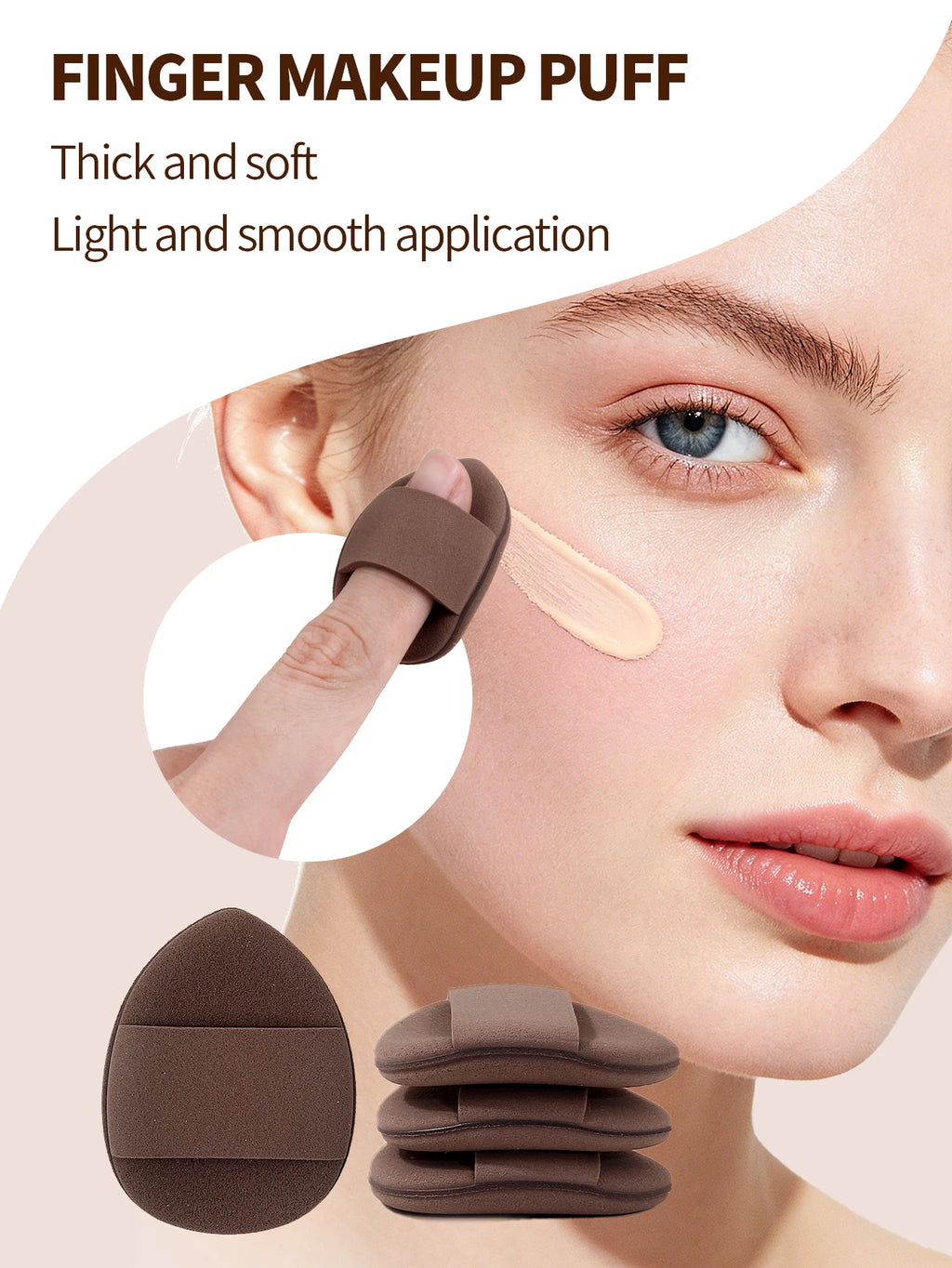 20PCS Makeup Sponge Kit – Blending Sponges & Powder Puffs Makeup Sponge Kit Nixie