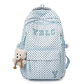 Large Capacity Nylon Student School Backpack – Nixie BB-722 Student Backpack Nixie Blue(without pendant