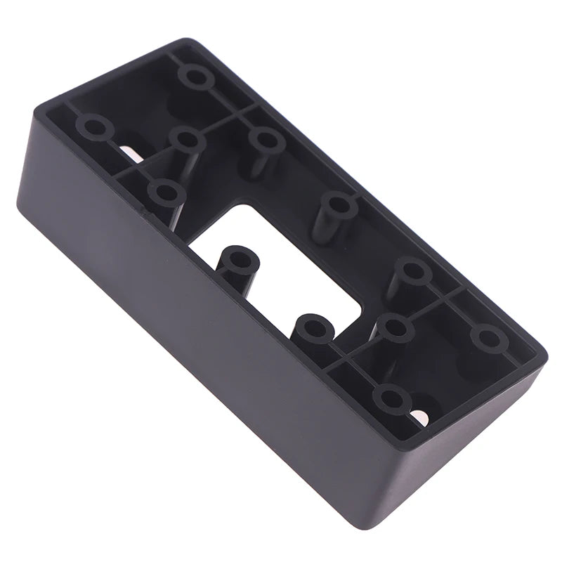 No-Drill Video Doorbell Wall Mount Bracket | Black