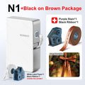 Niimbot N1 Thermal Transfer Label Printer – Bluetooth, 203dpi Thermal Label Printer Nixie ad Black-Brown Stain