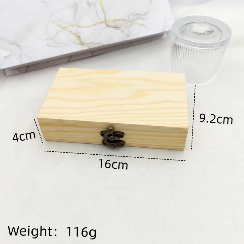Classic Vintage Wooden Jewelry Box – Small Gift Box Wooden Jewelry Box Nixie Xl0640
