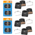 BUCKLOS Ceramic Disc Brake Pads for Shimano MTB & Road Bike Bicycle Brake Pads Nixie 4PC BL04S