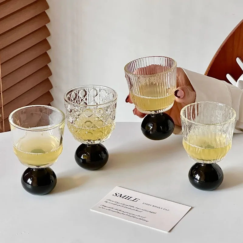 Nixie Ball Base Glass Cup – Mid-Century Whiskey & Cocktail Cocktail Glass Nixie
