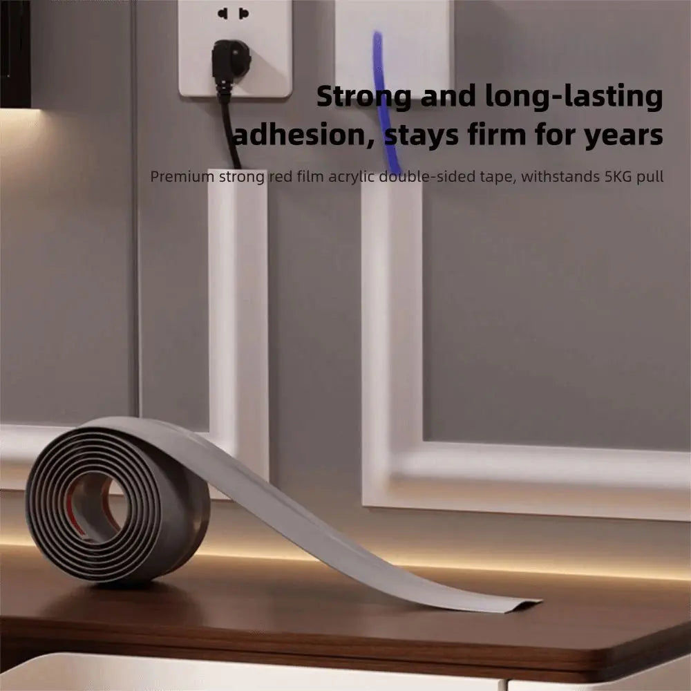 Flexible PVC Floor Cord Cover – Cable Management Wire Protector