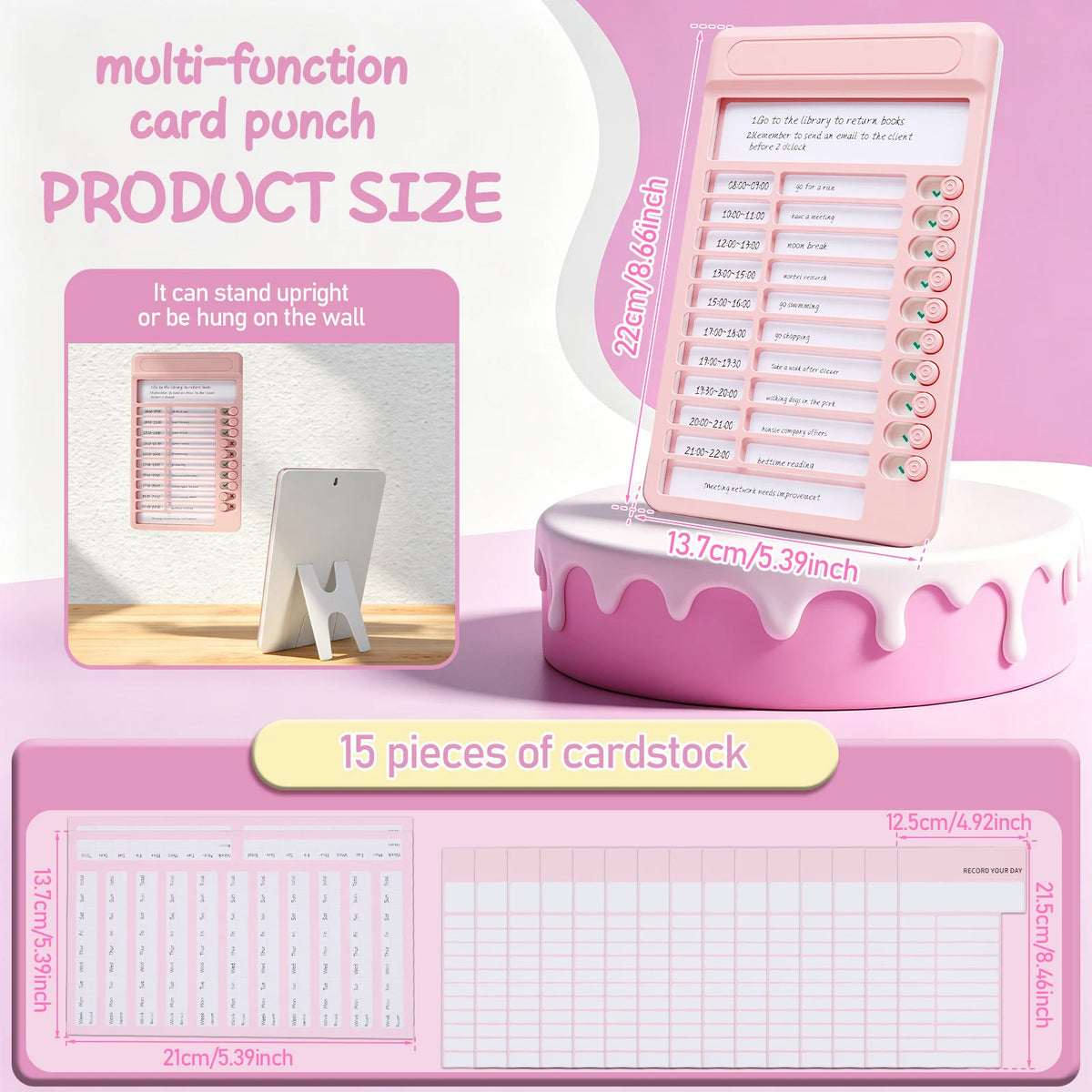 Reusable Chore Chart Daily Planner Task Board for Kids & Adults Daily Task Planner Nixie