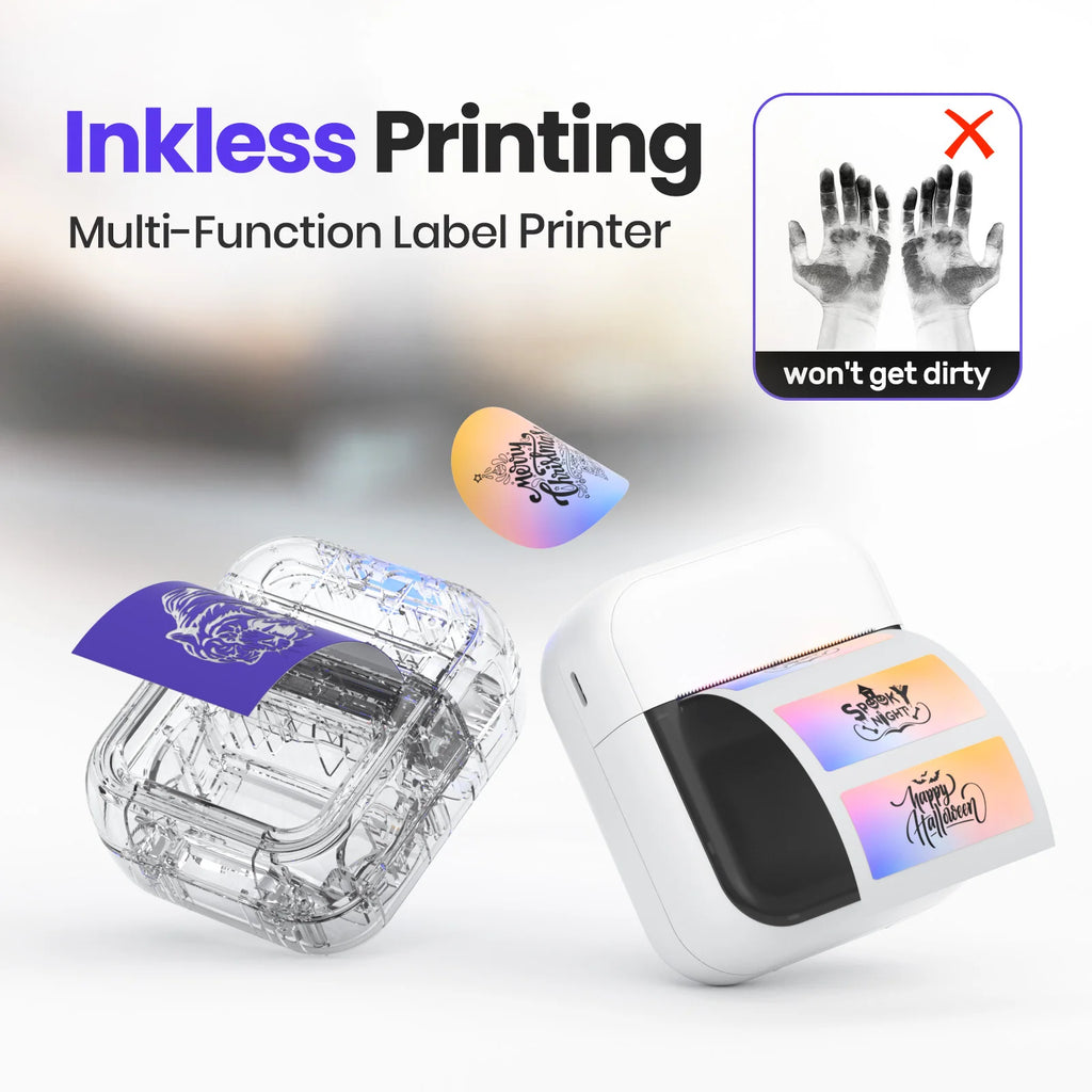 Marklife C50 Mini Bluetooth Thermal Label & Tattoo Printer Thermal Label Printer Nixie