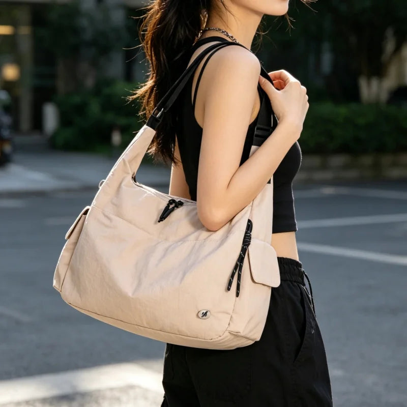 Japanese Minimalist Women's Crossbody Tote Bag – Large Capacity Crossbody Tote Bag Nixie