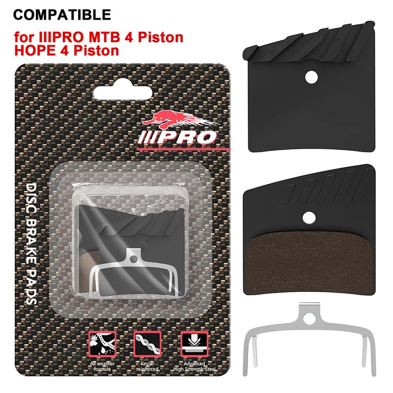 IIIPRO Ceramic Hydraulic Disc Brake Pads MTB & Road Bike Disc Brake Pads Nixie SR-4