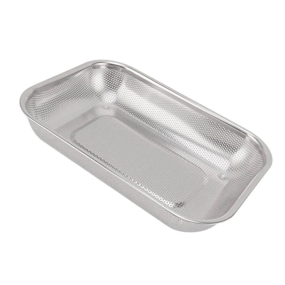 Stainless Steel Rectangular Strainer Basket | Fine Mesh Colander Mesh Colander Strainer Nixie