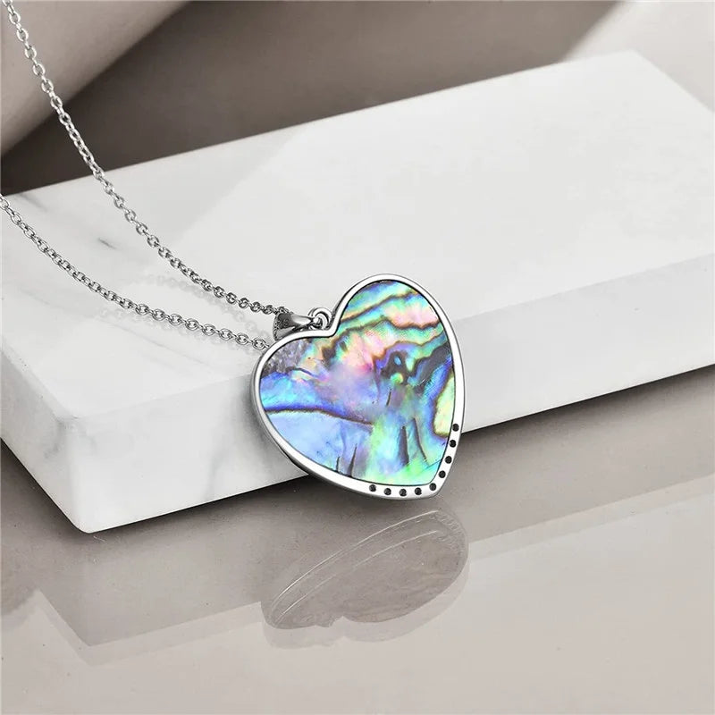 6 Style Crystal Pendant Necklace – Silver Gift Jewelry for Women Pendant Necklace Nixie