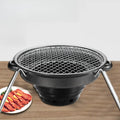 Round Charcoal BBQ Grill Stove – Camping, Picnic & Outdoor Charcoal BBQ Grill Nixie Barbecue grill