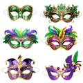 6-Pack Venetian Masquerade Masks – DIY Paper Carnival Set Masquerade Mask Set Nixie B