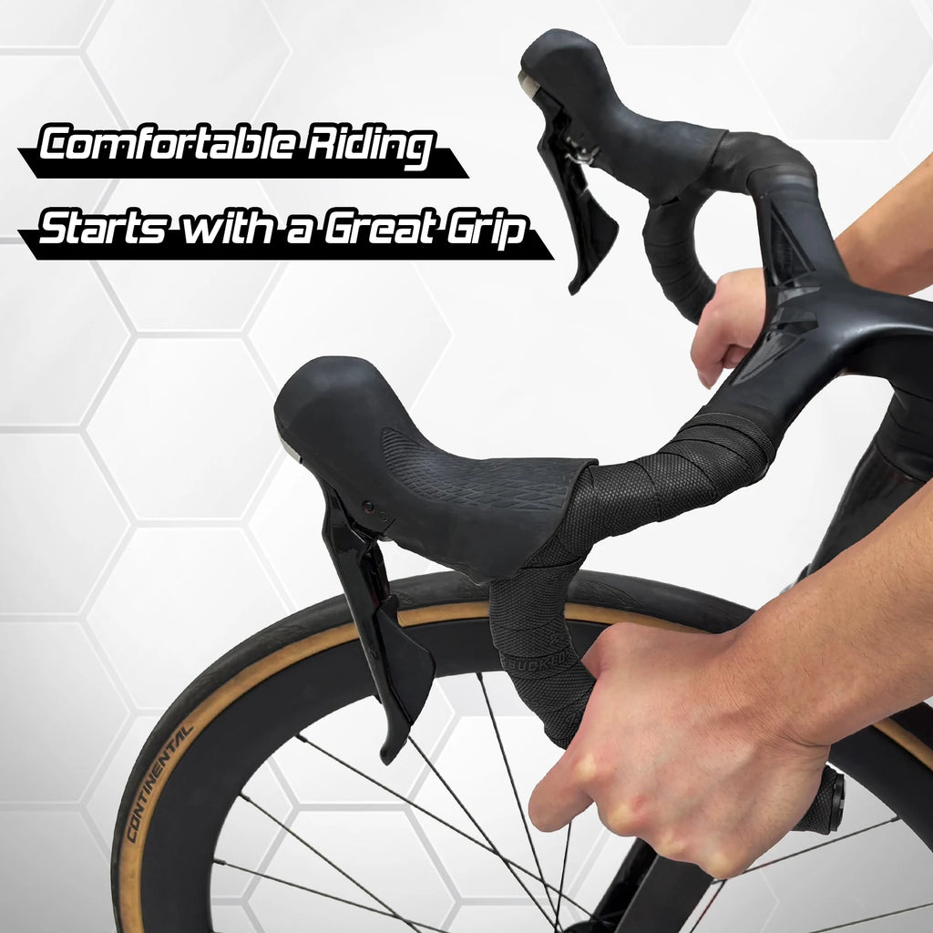 BUCKLOS Road Bike Handlebar Tape Non-Slip Ultralight PU+EVA Bicycle Handlebar Tape Nixie