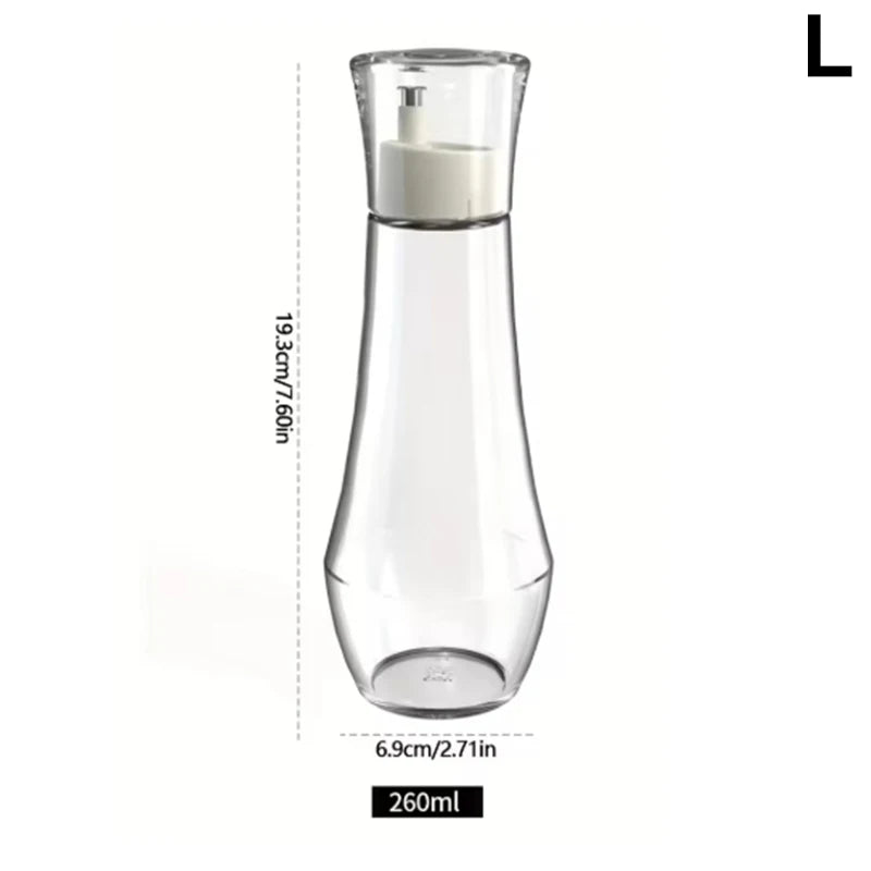 Refillable Glass Mouthwash Dispenser with Lid – 5 & 8.8 oz