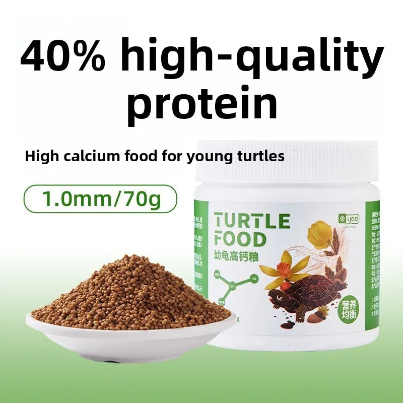 Yee Turtle Food for Young & Adult Turtles – 200g Granules Turtle Food Nixie