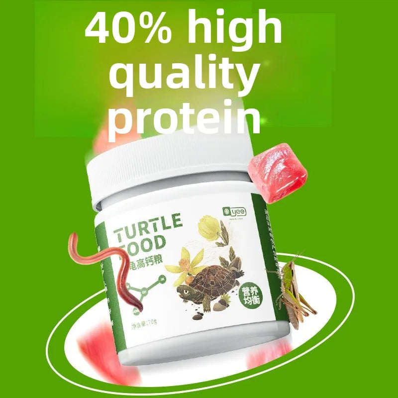 Yee Turtle Food for Young & Adult Turtles – 200g Granules Turtle Food Nixie