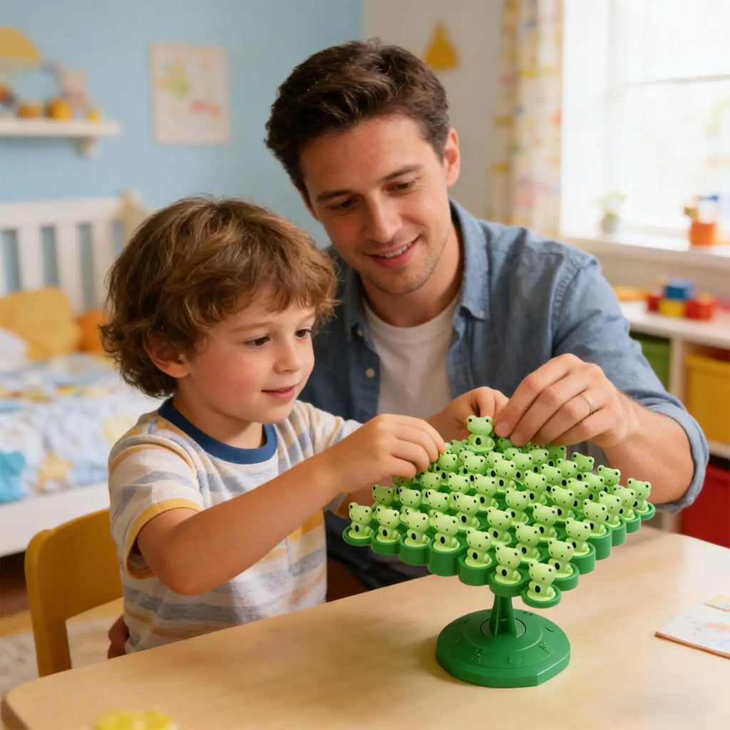 Fun Frog Balance Tree Montessori Toy – Kids Board Game Gift Kids Balance Board Game Nixie
