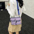 Nixie Lightweight Nylon Crossbody Bag | Small Square Shoulder Bag