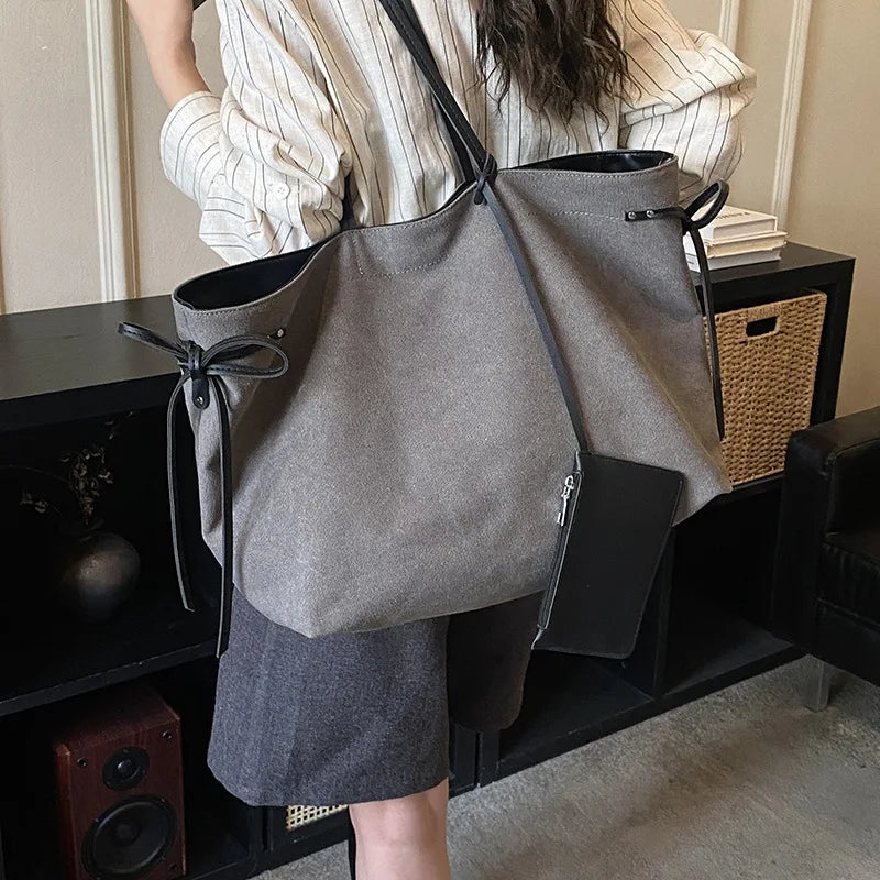 Large Capacity Oxford Shoulder Bag – Lightweight Women's Tote