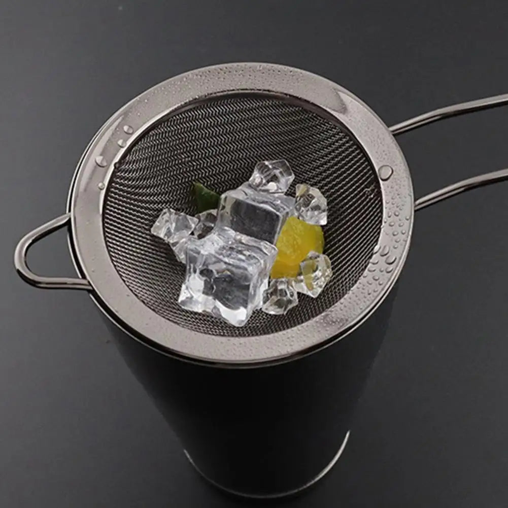 Fine Mesh Stainless Steel Kitchen Strainer with Handle