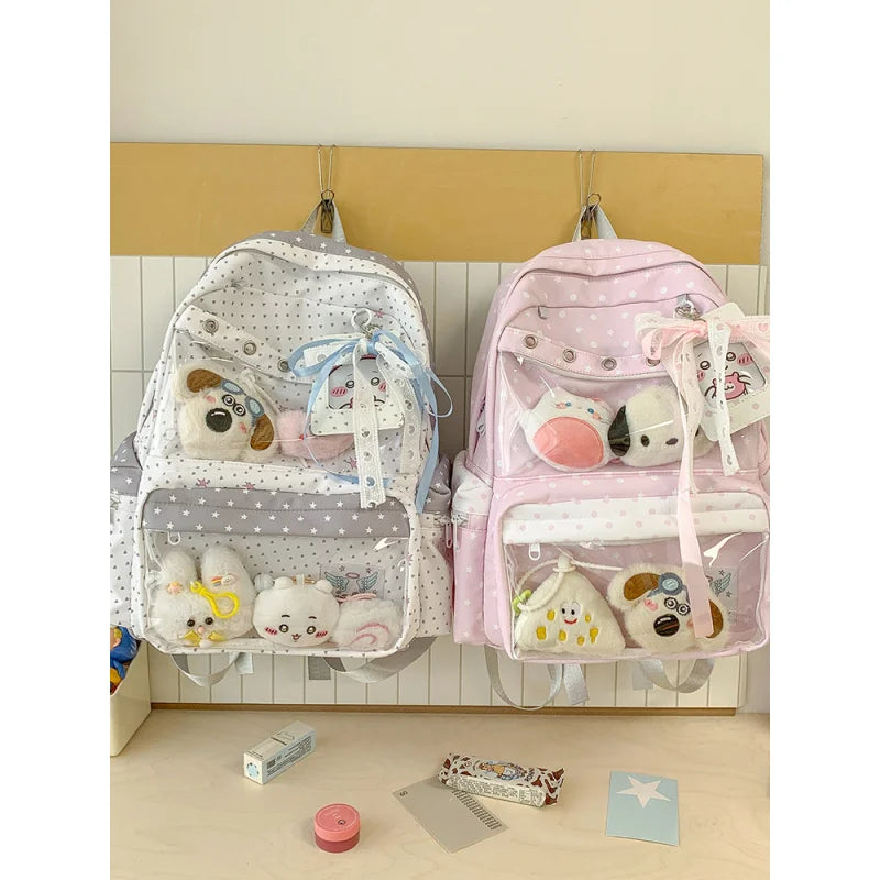 Polka Dot Ita Backpack – Large Laptop Bag for Teen Girls Ita Bag Backpack Nixie
