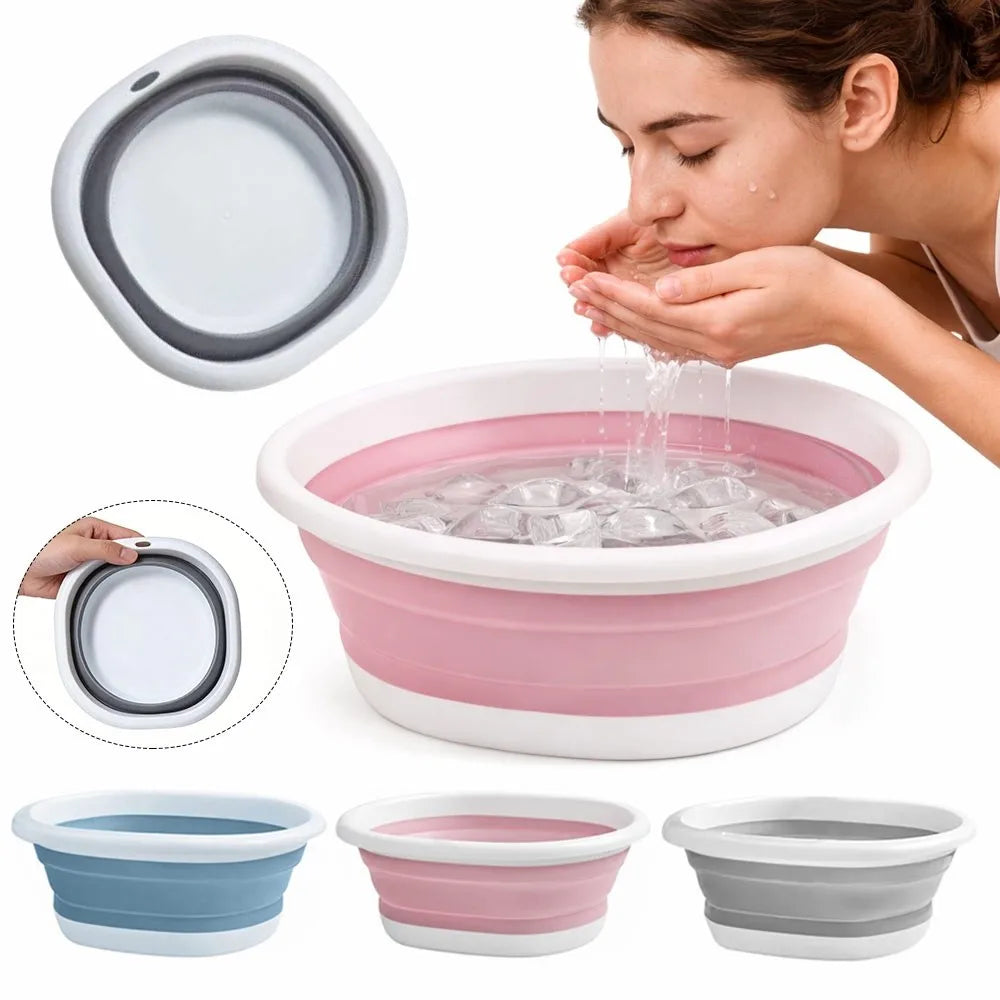 Foldable Wash Basin – Portable Collapsible Laundry Tub S/M/L