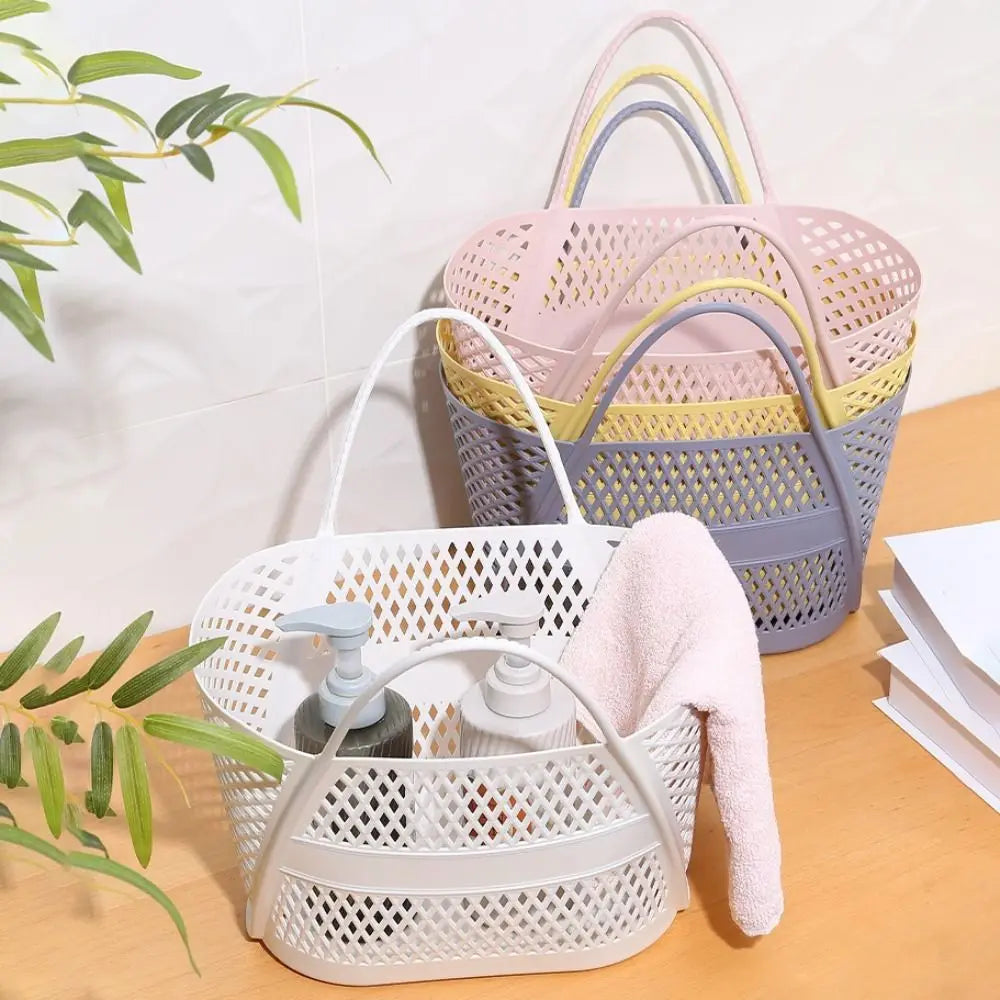 PP Hollow Bathroom Storage Basket – Large Laundry Hamper