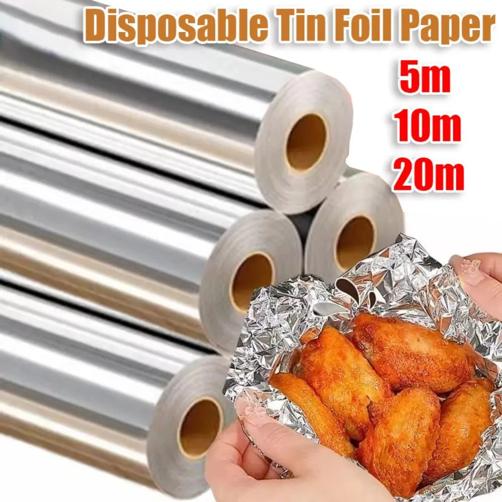 Food-Grade Non-Stick Aluminum Foil Roll – 5m, 10m & 20m Aluminum Foil Roll Nixie
