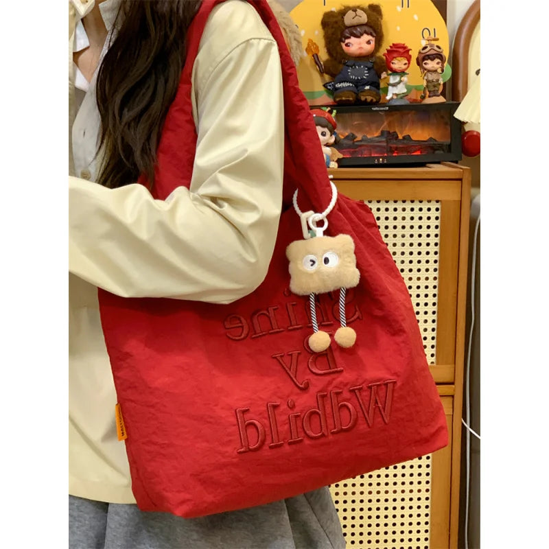 Casual Nylon Tote Bag – Lightweight Women's Shoulder Bag Women's Tote Bag Nixie