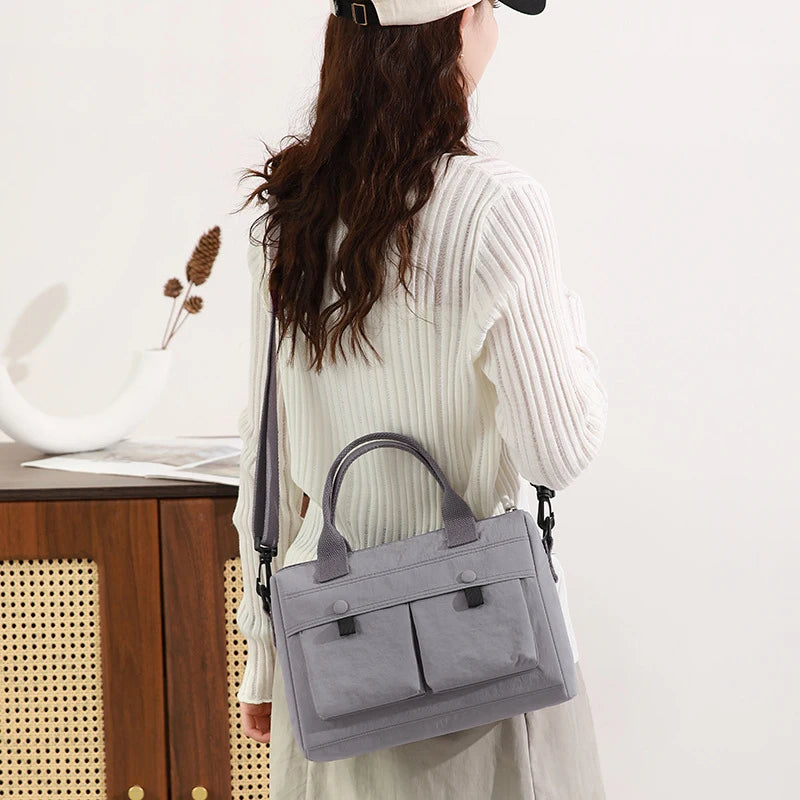 Korean Style Large Tote Crossbody Shoulder Bag – Unisex
