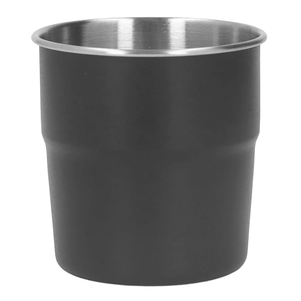 320ml Double Wall Stainless Steel Insulated Cup – Black & White Insulated Steel Cup Nixie Black