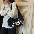 Nixie Large Capacity Tote Bag – Casual Sports Shoulder Bag Tote Shoulder Bag Nixie Black