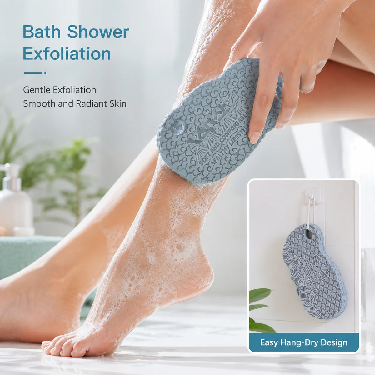 Children's Soft 3D Bath Sponge – Gentle Exfoliating Scrubber