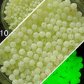 1600pcs Luminous Fishing Float Balls Space Beans 4–10mm Fishing Float Balls Nixie 10mm-100PCS