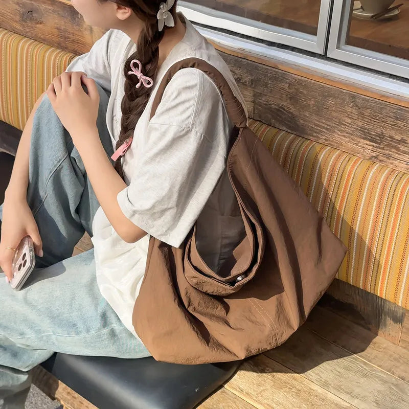 Women's Large Canvas Shoulder Crossbody Bag | Nixie